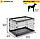 Ferplast Superior 105 складана клітка-вольєр для собак до 40 кг (107 x 77 x h 73,5 см), фото 2