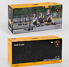 Самокат Lamborghini оранж АНОДОВАНА фарбування, складаний алюмінієвий кермо, колеса PU зі світлом, фото 2