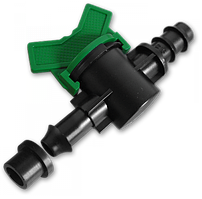 Старт-конектор з мінікраном, з прокладкою / штуцер для трубки 16мм, DSWZ13-16L