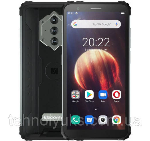 Смартфон Blackview BV6600 Black, 4/64Gb, NFC, IP68, IP69K, 2sim, 5,7'' IPS Gorilla Glass3, 4G, 13/5Мп, 8580mAh, фото 1