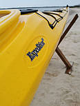 Каяк туристичний одномісний для спорту та подорожей Seabird Expedition HV kayak, байдарка жовтий, фото 7