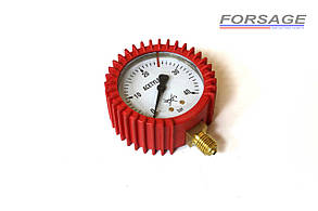 Манометр для редуктора Ацетилен 0-40 BAR | різьба M12*1.5 |