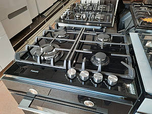 Варочная панель Fabiano FHG 10-44 GH-T Black Glass (черное стекло) газовая