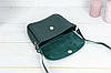 Жіноча сумка Мія з натуральної шкіри колір Зелений, фото 6