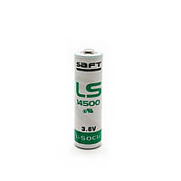 Литиевая батарейка SAFT LS14500 (AA) (Li-SOCl2) 3.6v