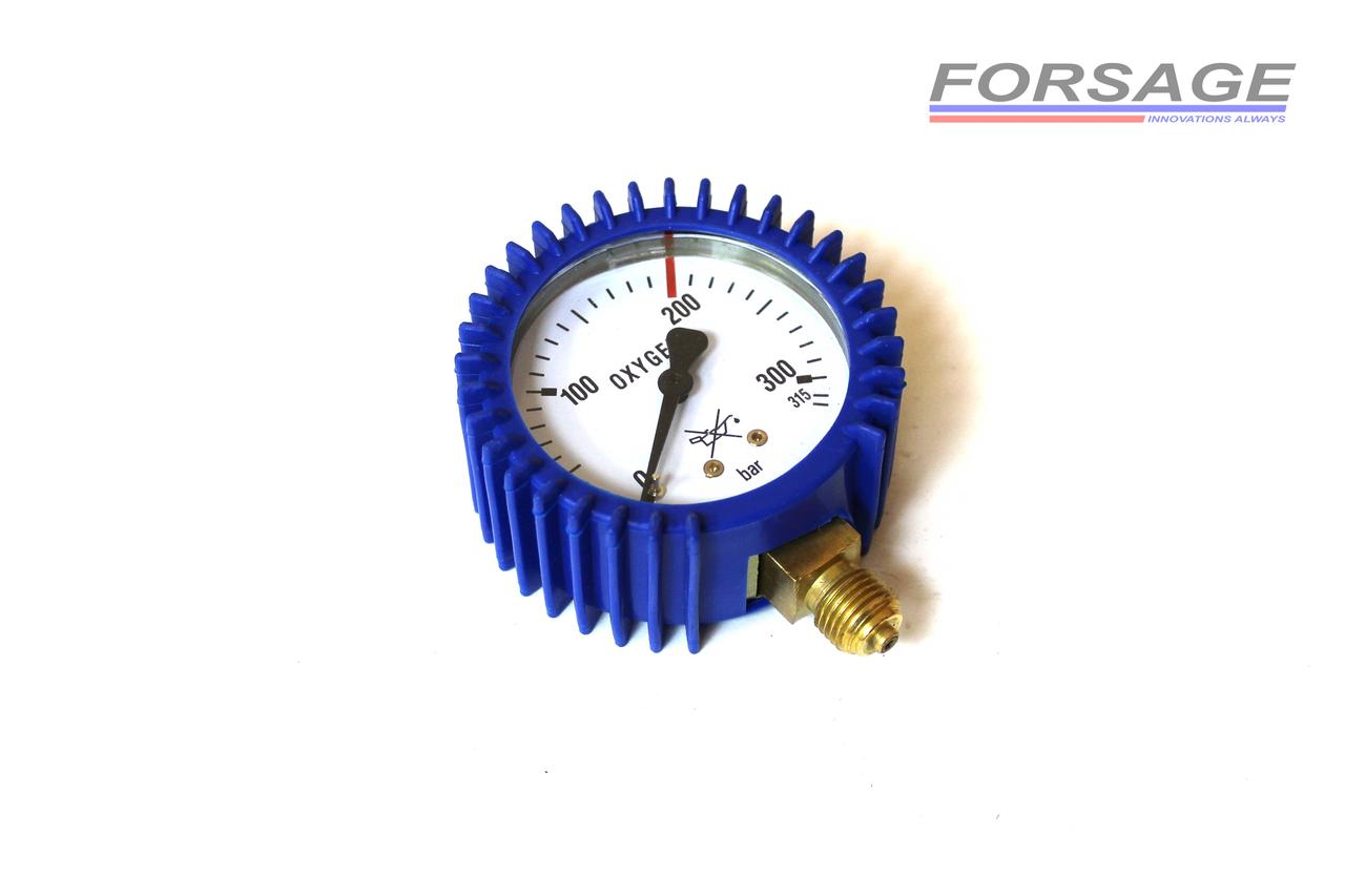 Манометр для редуктора кисневий 0-315 BAR | G1/4 |, фото 1