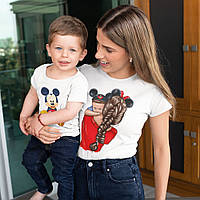 Семейный Family look мама сын Mickey Mouse