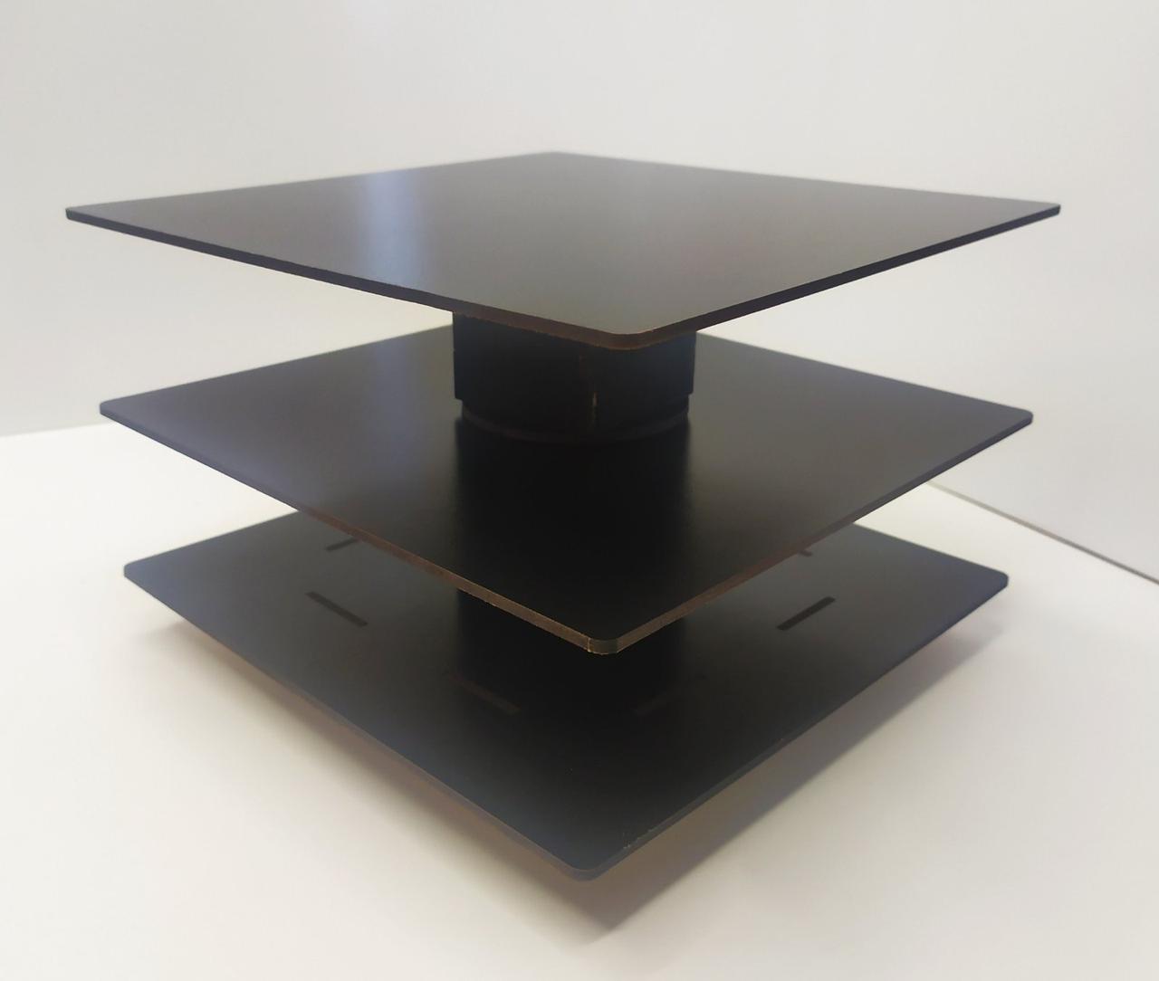 Підставка "Кубик Рубіка" чорного кольору