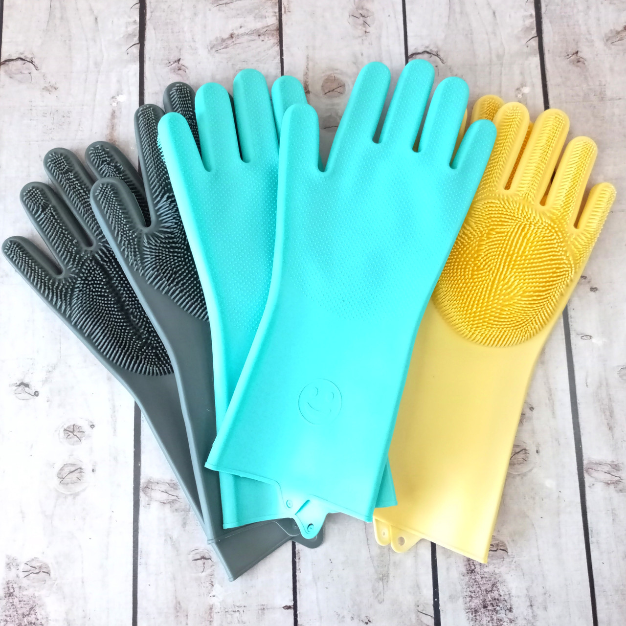 Многофункциональные универсальные перчатки для мытья Super Gloves №21 в пакете цвета в ассортименте Живые фото - фото 2 - id-p1408330250