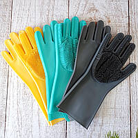 Универсальные многофункциональные перчатки для уборки Super Gloves №21 в пакете Оригинальные фото