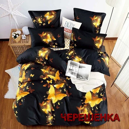 Євро максі набір постільної білизни 200*220 з Бязі "Gold" №151243 Черешенка™, фото 1