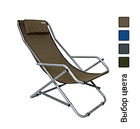Кресло-шезлонг Novator SH-7 для отдыха на природе (Садовое кресло) M_7487 5.2, Коричневый