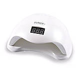 УФ-лампа для сушки і нарощування нігтів SUN 5 UVLED 48 Вт Лампа для манікюру настільна sun 5 професійна, фото 2