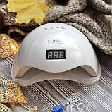 УФ-лампа для сушки і нарощування нігтів SUN 5 UVLED 48 Вт Лампа для манікюру настільна sun 5 професійна, фото 7