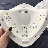 УФ-лампа для сушки і нарощування нігтів SUN 5 UVLED 48 Вт Лампа для манікюру настільна sun 5 професійна, фото 9