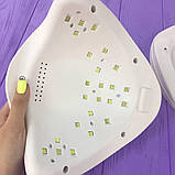 УФ-лампа для сушки і нарощування нігтів SUN 5 UVLED 48 Вт Лампа для манікюру настільна sun 5 професійна, фото 10