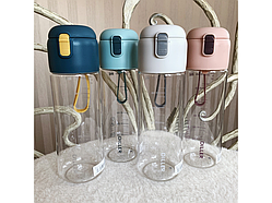 💛Спортивна пляшка для води 650 мл пляшка для напоїв