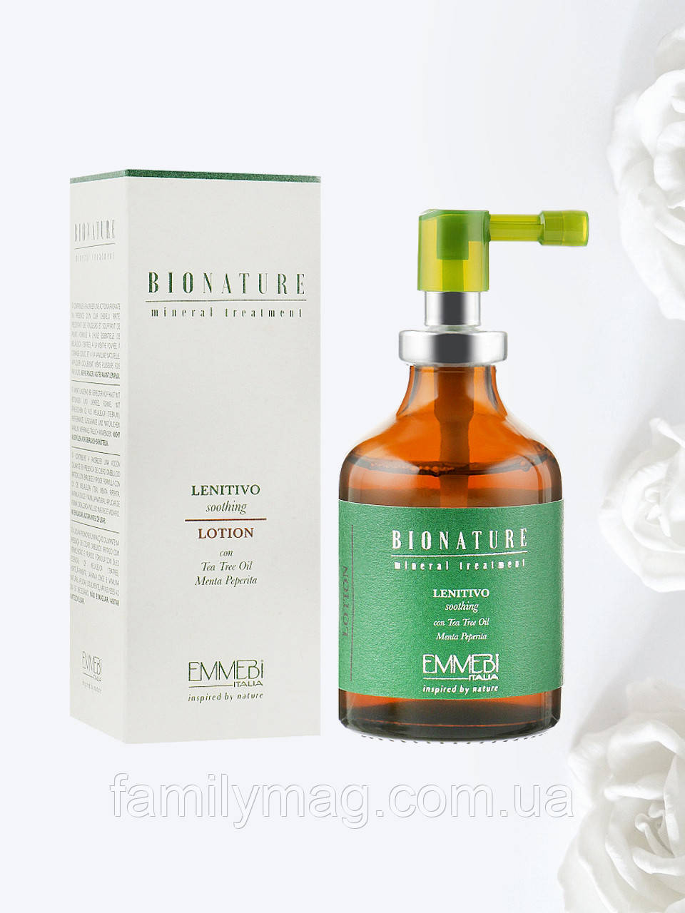 Заспокійливий лосьйон з маслом чайного дерева Lozione Lenitiva Soothing Lotion BioNature Emmebi Italia 150 мл