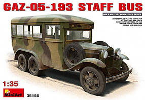 ГАЗ-05-193 штабний автобус. Збірна модель у масштабі 1/35. MINIART 35156