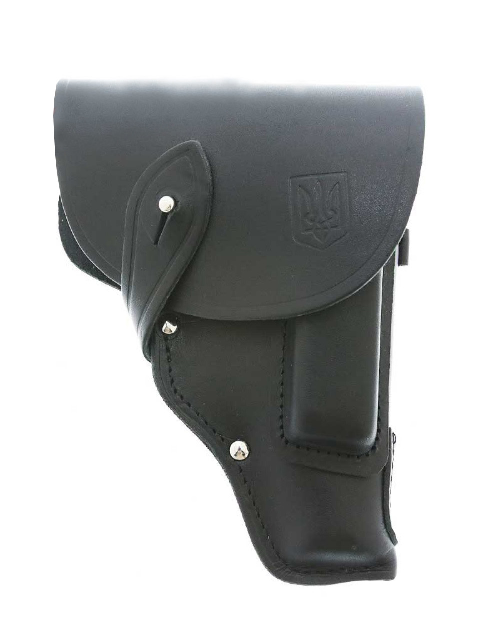 Кобура на ПМ поясна напівзакрита з кишенею під запасний магазин 6001, фото 1