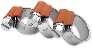 Хомут черв'ячний W1 FORCE ORANGE 10-16мм, DB 10-16/9PB