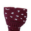 Жіночі бавовняні шкарпетки горошок на махрі 36 - 40, фото 2