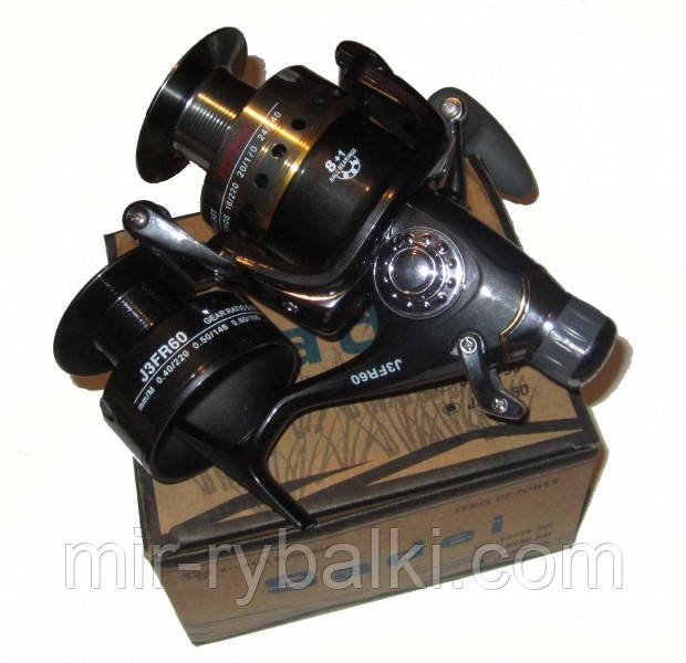 Катушка Sadei J3FR-50 С БЕЙТРАНЕРОМ 8+1 подшипников