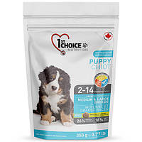 Сухий корм 1st Choice Puppy Medium&Large Chicken для цуценят середніх і великих порід 0.35 кг (ФЧСЩСК350)