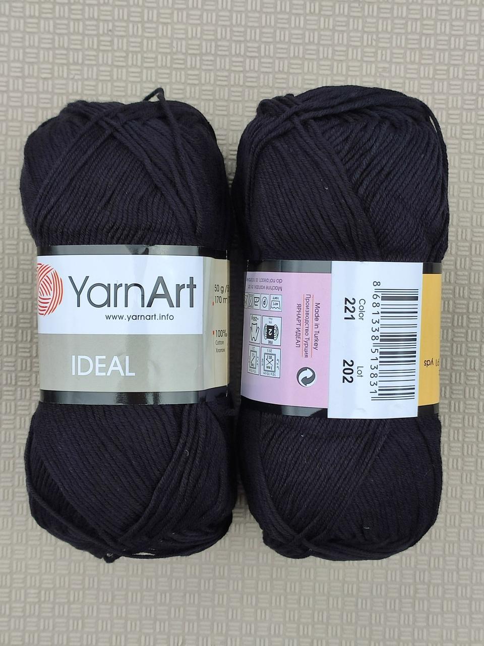 YarnArt Ideal - 221 чорний