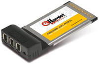 PCMCIA FIREWIRE-400 MBS карта шины 32 бит IEE1394A. INT_0008_V650055HAMLET