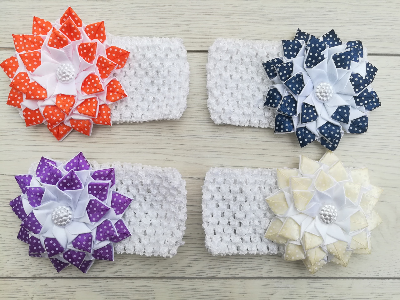 Ошатна пов'язка для дівчинки "Півонія", фото 1