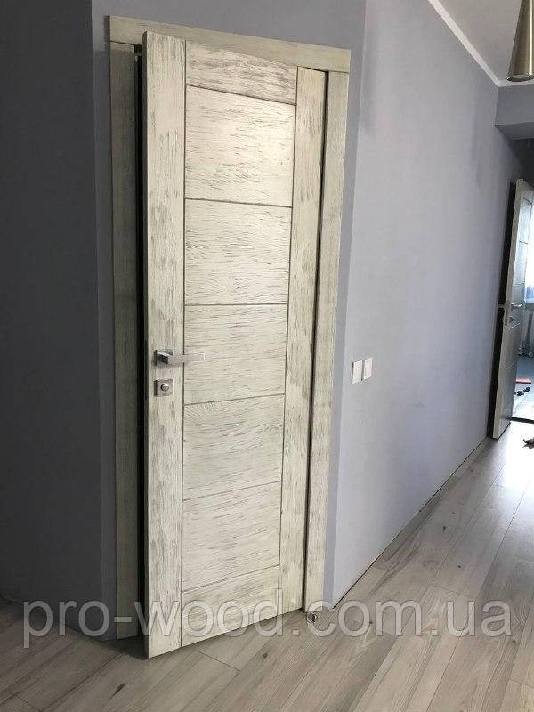 Двері дерев'яні міжкімнатні скандинавський стиль, фото 1