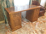 Письмовий стіл під старовину з масиву дерева, фото 5