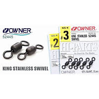 Вертлюг Owner King Stainless Swivel #04 81kg 52445-04