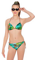 Красивый детский купальник для девочки Arina Италия YD041801 Зелёный 164см ӏ Пляжная одежда для девочек.Топ!
