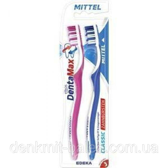 Зубна щітка середньої жорсткості Denta MaX Mittel 2 шт