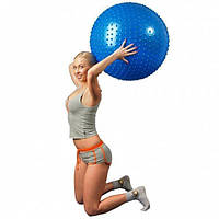 Гимнастический мяч фитбол для занятий спортом и растяжки массажный 75 см