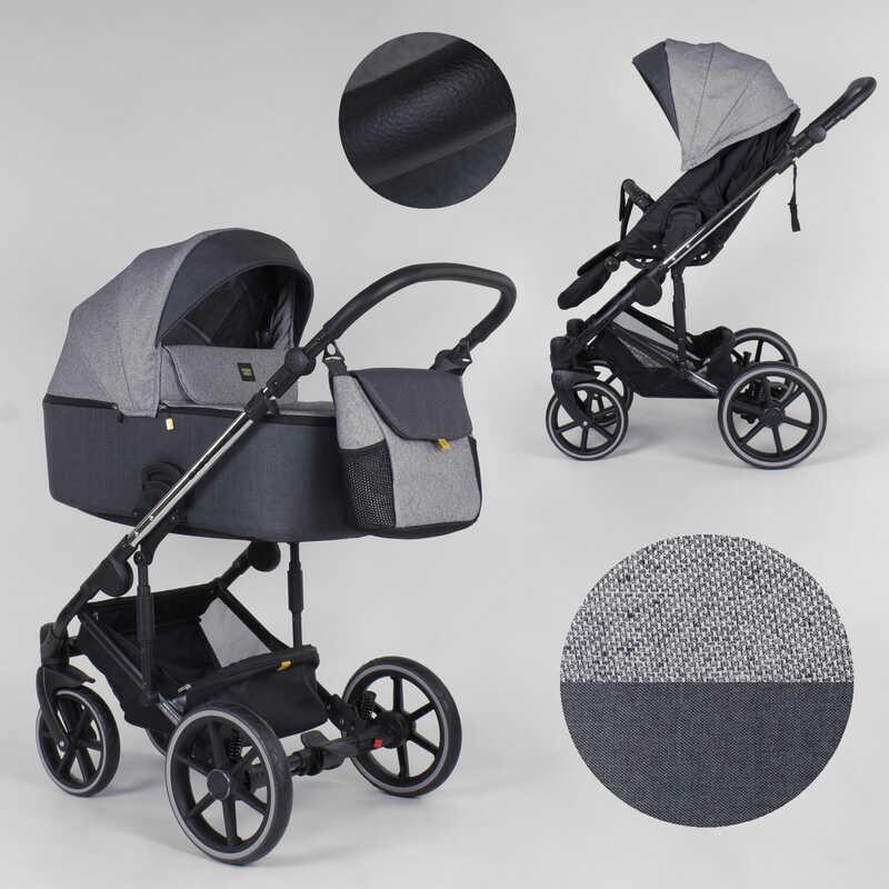 Детская коляска 2 в 1 Expander EXEO EX-65488 (1) цвет Carbon, ткань с водоотталкивающей пропиткой