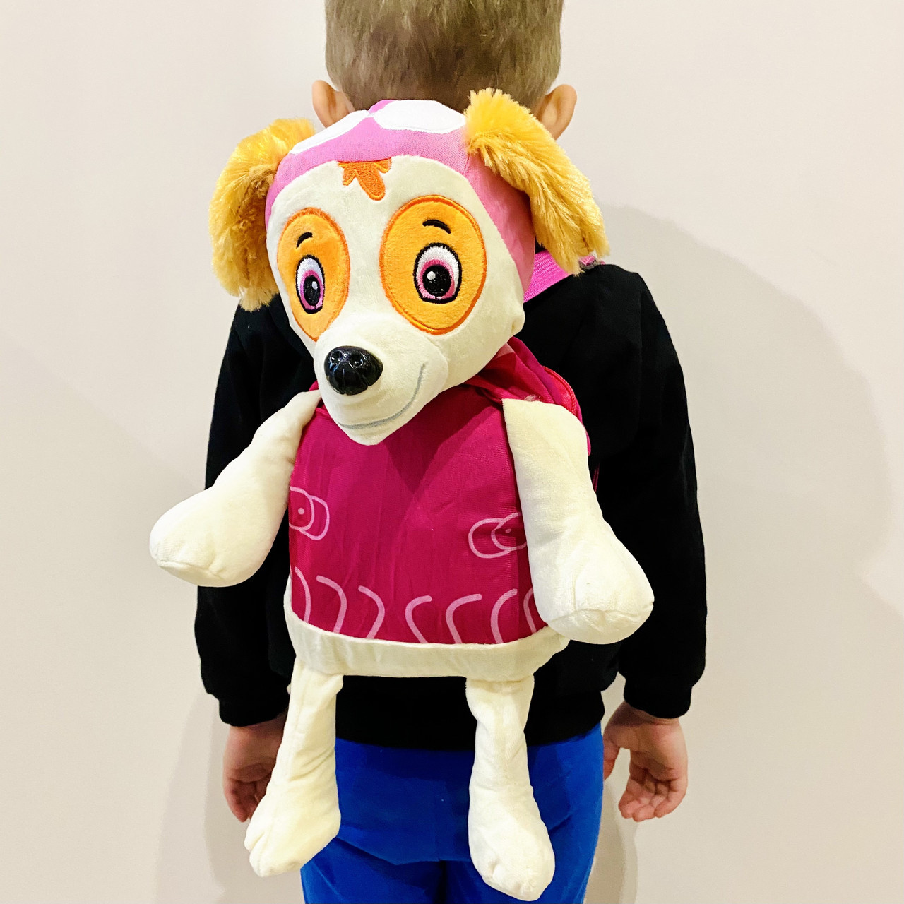 Дитячий рюкзак Щенячий патруль C 44879 Скай плюшевий, фото 1