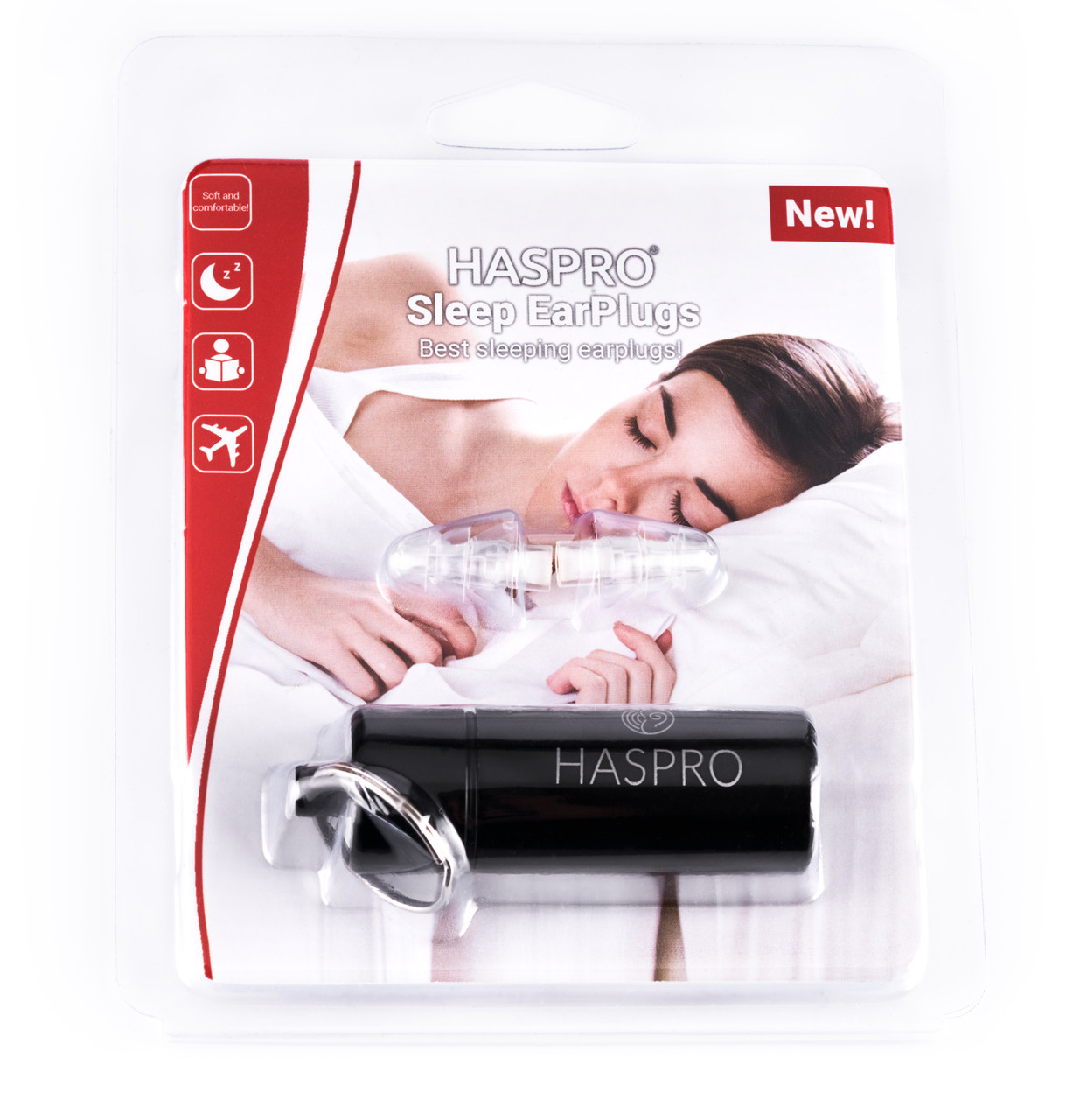 Беруші для сну HASPRO SLEEP Ear Plugs (Польща), фото 1