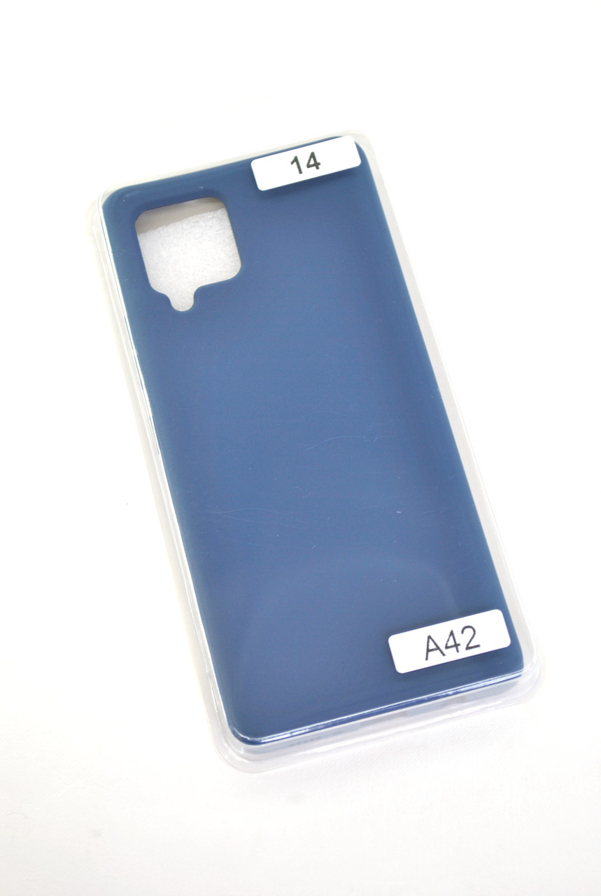 Чохол силіконовий для телефону Samsung A13 (4G) Silicone Orig FULL №14 dark blue 4you