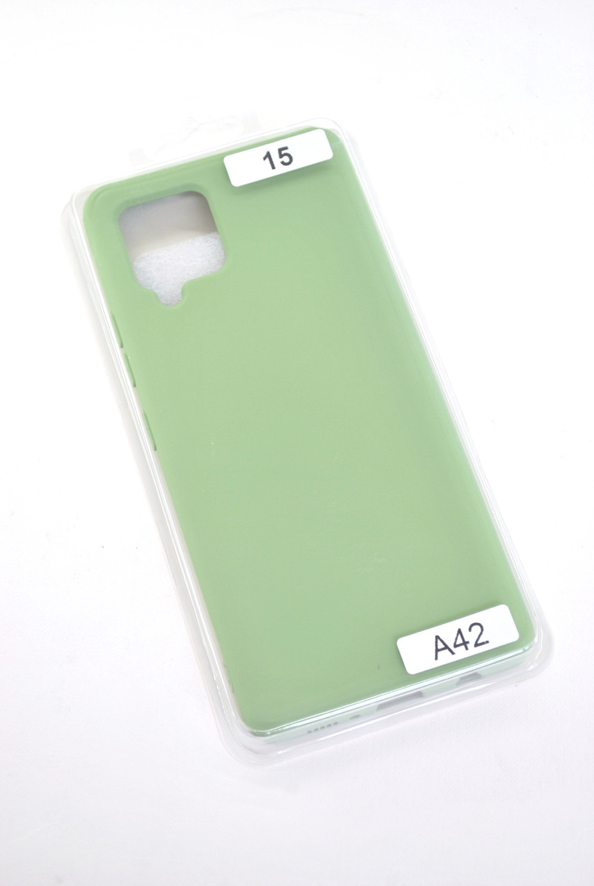 Чохол для телефону Samsung A03 Core/A032 Silicone Original FULL №15 Green (4you)