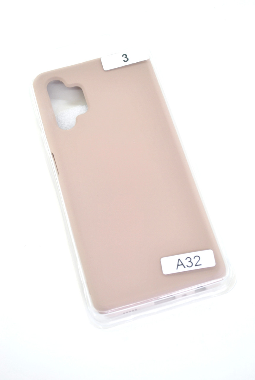 Чохол для телефону Samsung A32 5G Silicone Original FULL №3 Pink sand (4you)