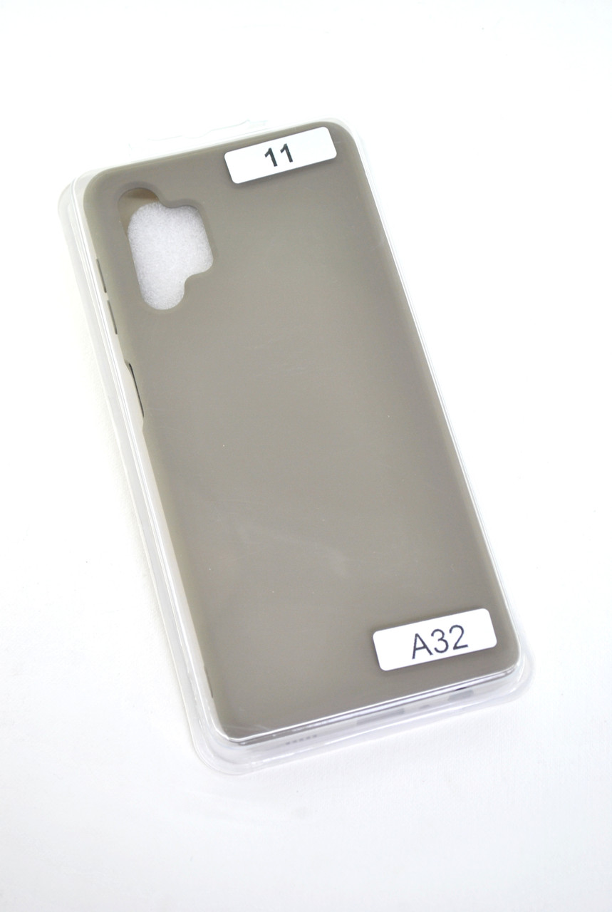 Чохол для телефону Samsung A32 (4G) Silicone Original FULL №11 Dark olive (4you)