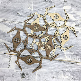 Сніжинка Зоряні війни корабель D15см