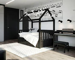 Ліжечко будиночок дерево в асортименті!