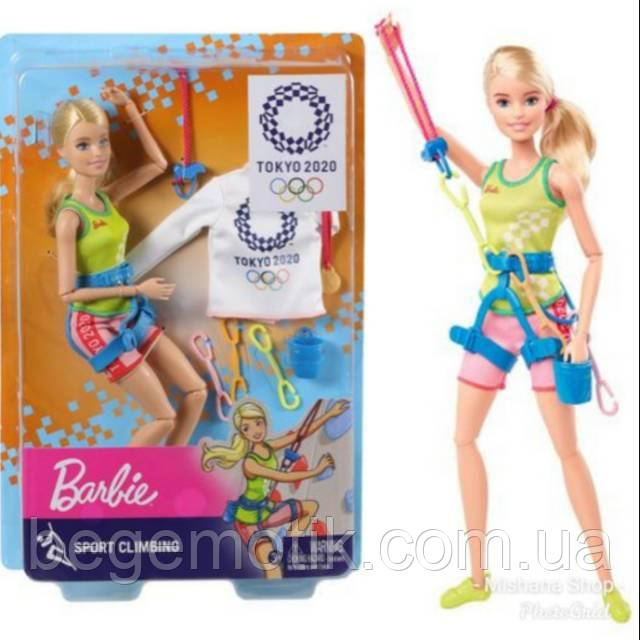 Лялька Барбі Альпіністка Олімпійські ігри Токіо Barbie Sports Climbing Career Olympic Games Tokyo 2020