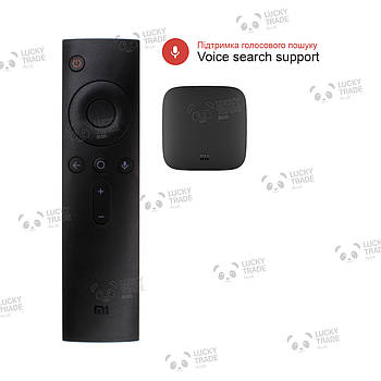 Пульт ДУ Xiaomi Bluetooth Voice Remote Control з мікрофоном Global EU Mi Box 3 - Чорний (XMRM-002) 2440P