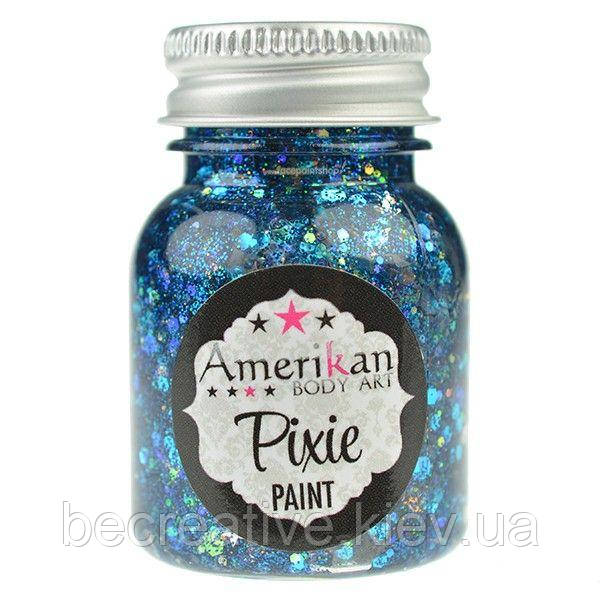 Глиттер AMERIKAN BODY ART MIDNIGHT BLUE 28 г