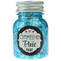 Глиттеры AMERIKAN BODY ART BLUE MONDAY, 28 г